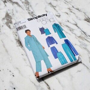 Sewing Pattern for Y2K Top, Skirt, Pants and Lined Jacket in 2 Lengths